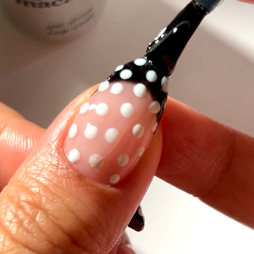 Polka-Dotted French Tips