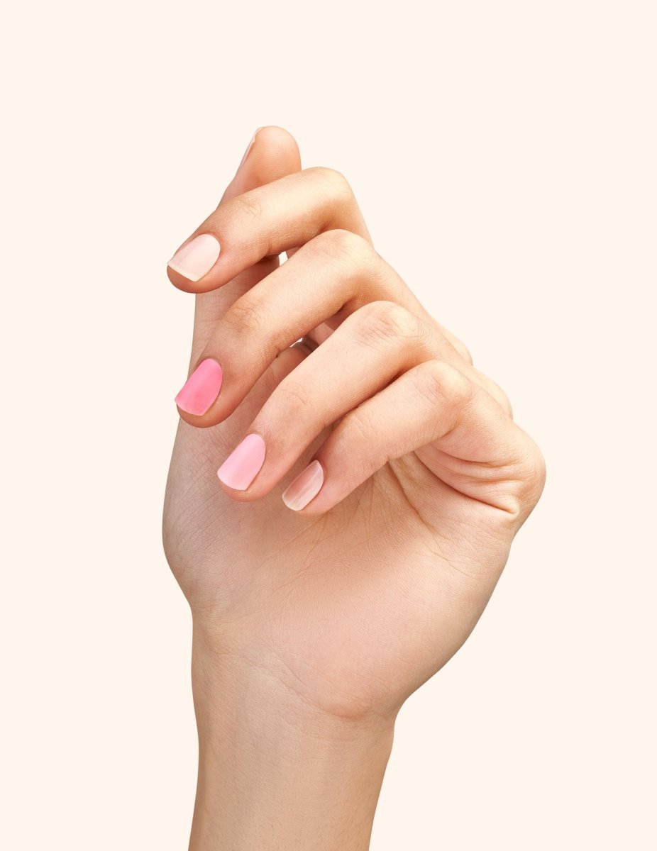Gel Nail Strips - Candy Pink - Gel Nail Strips