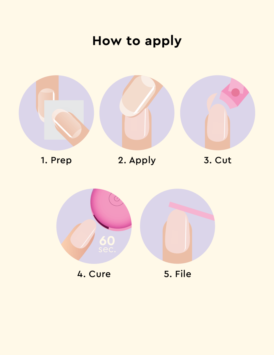 Gel Nail Strips - Candy Pink - Gel Nail Strips