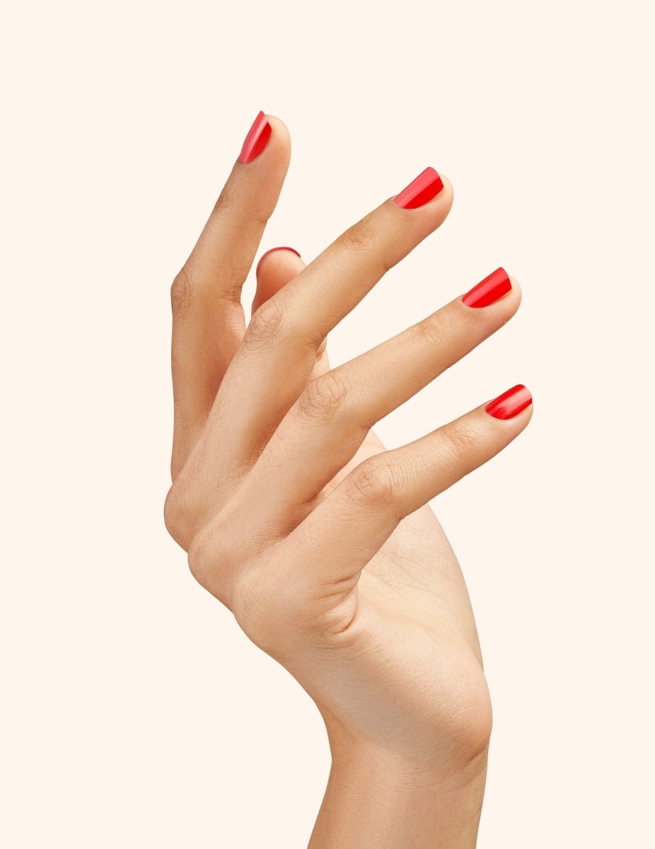 Gel Nail Strips - Cherry Red - Gel Nail Strips