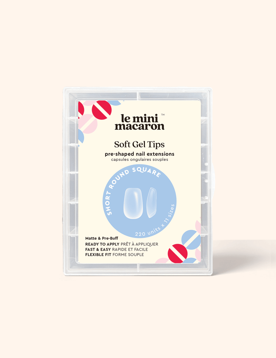 Soft Gel Tips - Short Round Square - Accessories