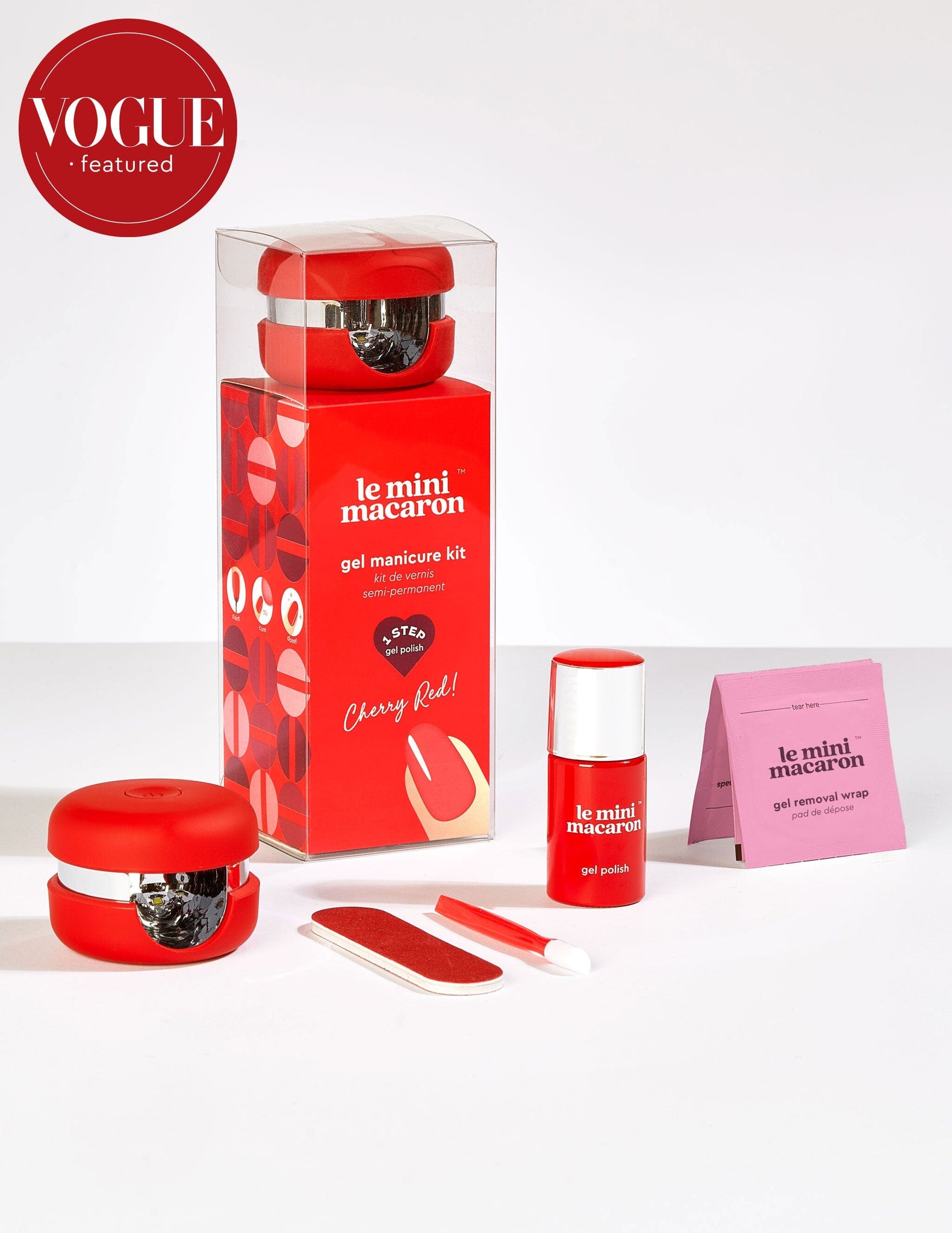 Cherry Red - Gel Manicure Kit – Le Mini Macaron Europe