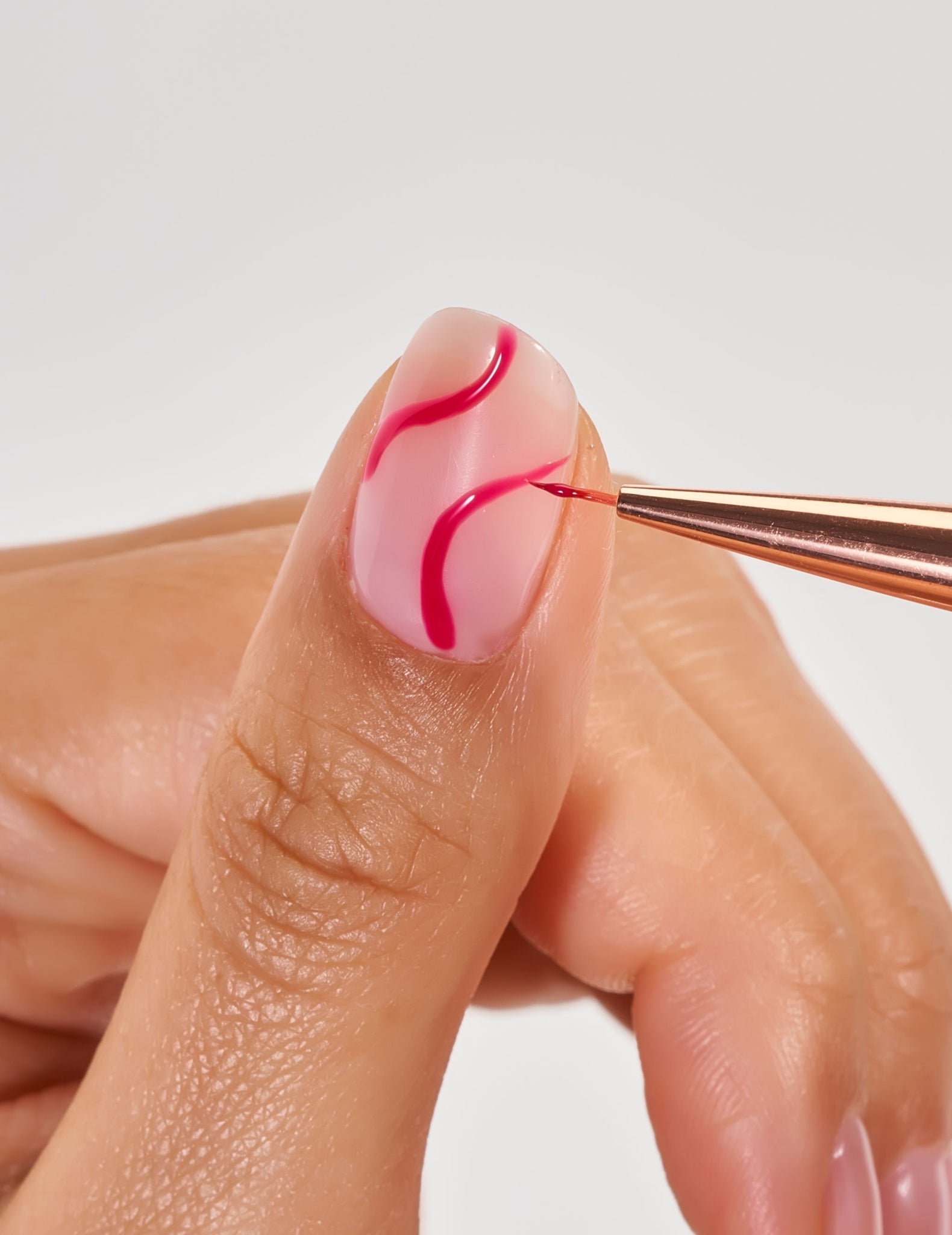Set Di 10 Pennelli Per Disegno Nail Art Rosa, Pennelli Di Decorazione Per Nail  Art Per Manicure Fai-da-te, Strumento A Penna Per Nail Art