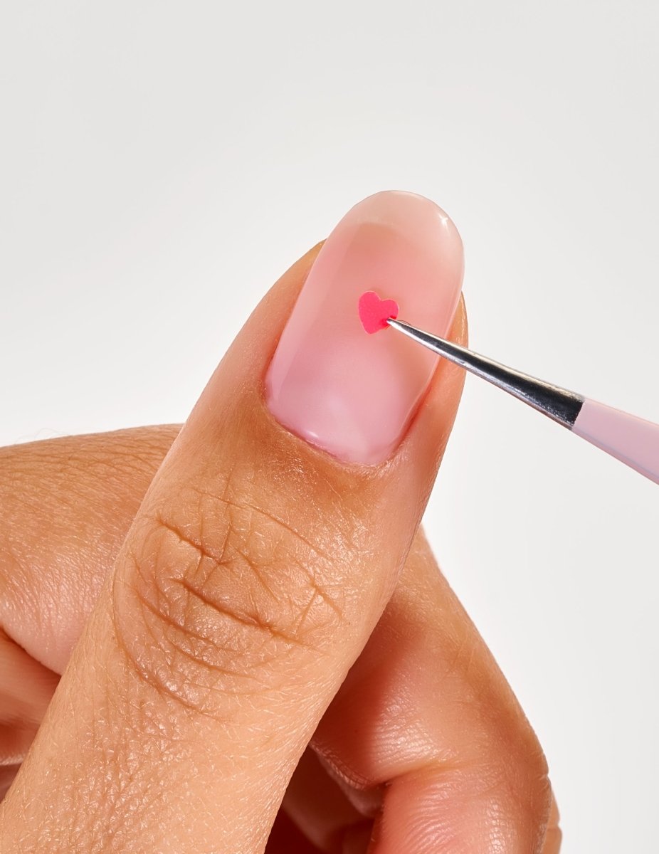 Don't break my heart! - Heart Flakes - Gel Topcoat & Powders